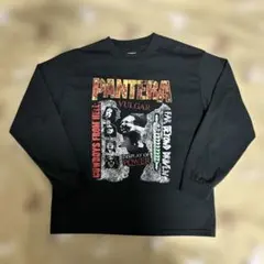 PANTERA・ロンT・長袖カットソー・両面プリント・ブラック・Mサイズ