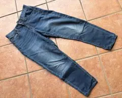 GU ダークブルースリムフィットデニム