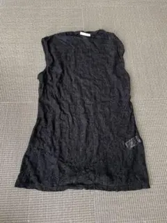 ZARA ブラック レース トップス　L