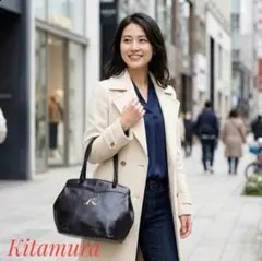 ▲キタムラ Kitamura ハンドバッグ ショルダーバッグ ポーチ付