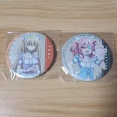 鹿目まどか ペンキ遊び 44個 缶バッジ まどマギ 魔法少女まどか☆マギカ 缶バッジセット（鹿目まどか）【ローソン・HMV
