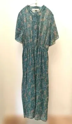花柄 ロングワンピース