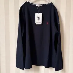 新品タグ付 U.S. POLO ASSN ロンT XL ネイビー ワンポイント