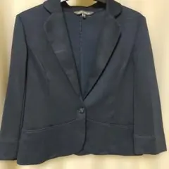 LAURA ASHLEY ショートジャケット ネイビーのサムネイル
