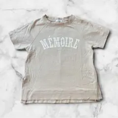 アーヴェヴェ カレッジロゴ 半袖スウェットTシャツ ラグラン ベージュXSのサムネイル