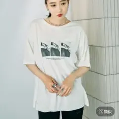 フォトプリントTシャツ　タグ付き