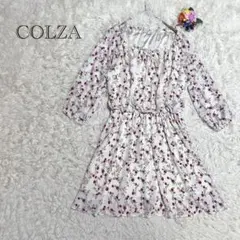 COLZA コルザ 花柄チュニック　ワンピース 森ガール ナチュラル L