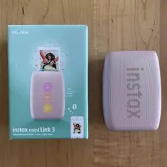 instax mini Link3 ROSE PINK チェキ　フィルム9枚付き