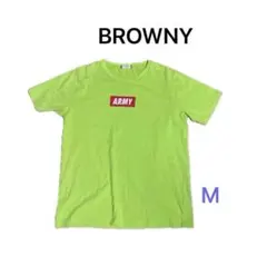 ブラウニー 半袖Tシャツ M ライトグリーン　半袖 Tシャツ ユニセックス ロゴのサムネイル