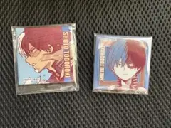 ヒロアカ　バラエティバッグ　スクエア缶バッジ　轟焦凍