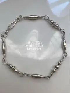 silver シルバー 925 ビーズ ワイヤー ブレスレット 18 19 20のサムネイル