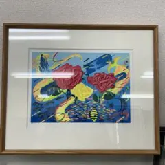 kyoko motoyamaリトグラフ 絵画