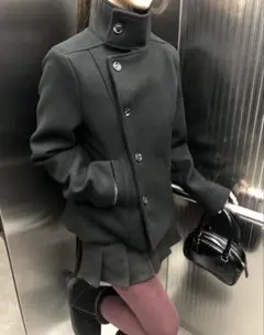 アムード ブラック フリーサイズ コート