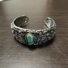 ワ*ン様 ヴィンテージインディアンジュエリー ターコイズバングル