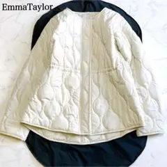 極美品/24AW✨エマテイラー ミリタリーキルティングドロストハーフコート M