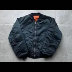 USA製　ALPHA MA-1 フライトジャケット　Mサイズ　ネイビー