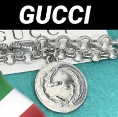 希少‼️GUCCI firenzeプレートネックレス - メルカリ