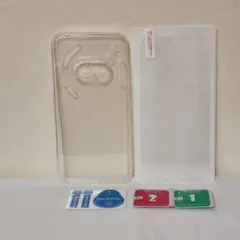 ☆ Nothing Phone 2a クリア ケース + フィルム 耐指紋