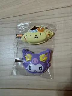サンリオキャラクターズ シークレット 前髪クリップ ポムポムプリン クロミ