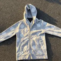 Tommy ドット柄 パーカー 水玉 フルジップ