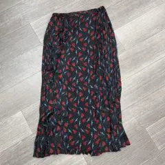 GU×UNDERCOVER プリーツロングスカート　M  GUコラボ