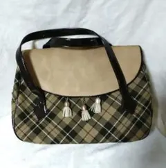 Vivienne Westwood★ハラコバッグ　マックマラタータンチェック