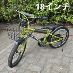 美品】アサヒサイクル デューリーBMXスタイル子供用自転車 18インチ 黒 