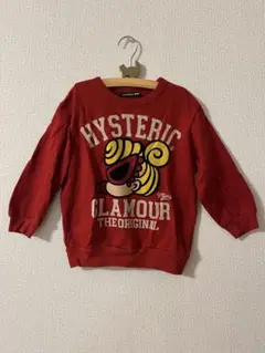 HYSTERIC MINIトレーナー レッド