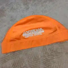★セントラル　水泳帽 Mサイズ オレンジ