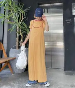 ボーダーワンピース ロングワンピース