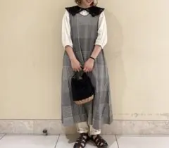 サマンサモスモス【新品】コットンリネン2wayノースリーブワンピース