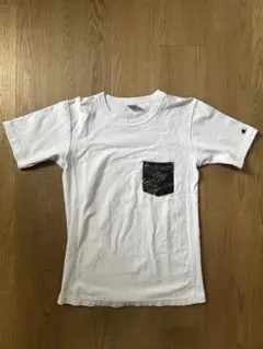 【極美品】チャンピオン リバースウィーブ 胸ポケットTシャツ カモフラ迷彩①のサムネイル