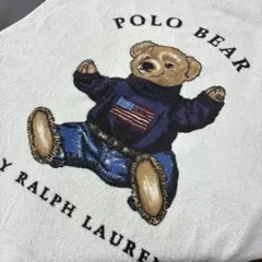 ③K979◯ Ralph Lauren ポロベア 大判 バスタオル ビーチタオルのサムネイル