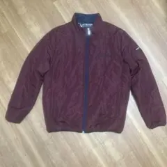 DUNLOP MOTORSPORT ナイロンジャケット バーガンディ