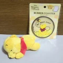 くまのプーさん マスコット＆コースター