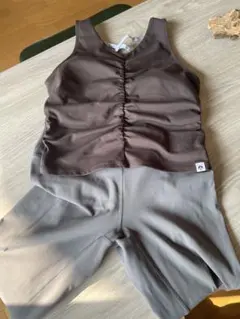 【SUKALA 】アメリカンスリーブギャザータンクトップ、レギンスセット