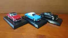 京商1/64Volkswagen Karmann Ghia ミニカー 3台セット