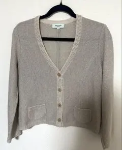 pierre cardin ベージュ Vネックカーディガン Mのサムネイル