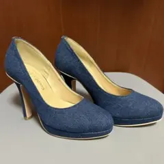coche et coche デニムパンプス ラインストーン 23.0cmのサムネイル
