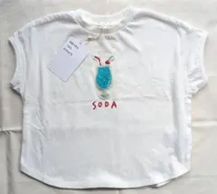 新品未使用　apres les cours クリームソーダ Tシャツ 90cmのサムネイル