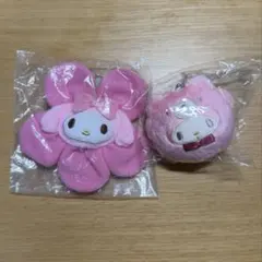【サンリオ】マイメロディ ラテクマ ミニフラワー マスコット まとめ売り 匿名