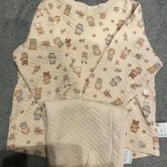 ユニクロ　シルバニア　キルティングパジャマ　100