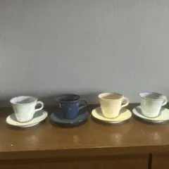 陶器製カップセット 4個