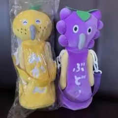 ブロッコリーくじ　パンどろぼう　ペットボトルホルダー　みかん　ぶどう　セット