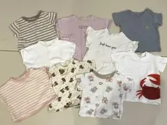 ベビー服 Tシャツ 10枚セット 80cm