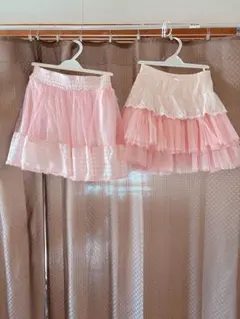 チュールスカート　2点セット (女の子130)