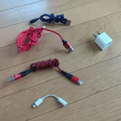 Lightningケーブル3本と純正充電器セット　おまけアリ