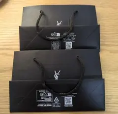 YSL 黒 ショッピングバッグ 2枚セット