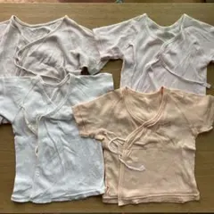 新生児　短肌着 コンビ肌着 まとめ売り 8枚セット 女の子 ベビー肌着 出産準備