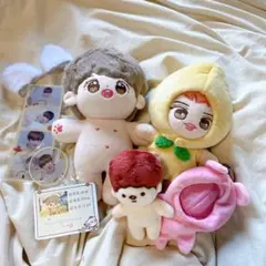 EXO ギョンス　シウミン　チャニョル　カイ　セフン　ぬいぐるみ　洋服　15㎝ EXO ギョンス シウミン チャニョル カイ セフン ぬいぐるみ 洋服